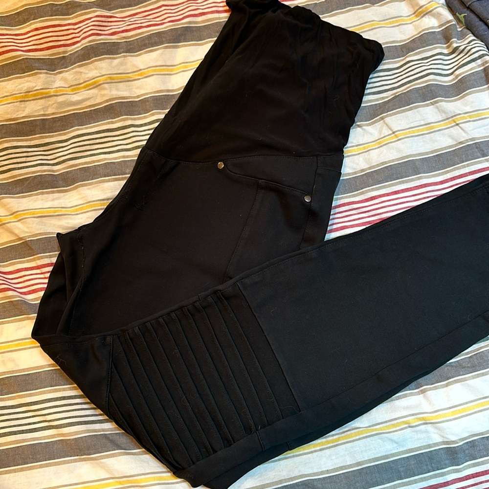 Small maternity motto leggings